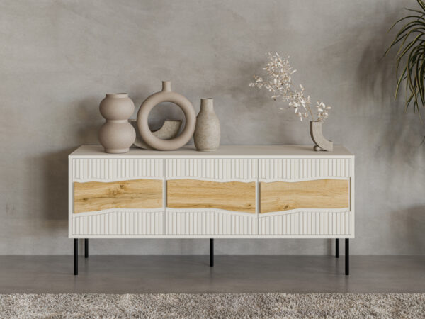 RTV komoda CONTE 150 3D kašmír / dub wotan - Image 5