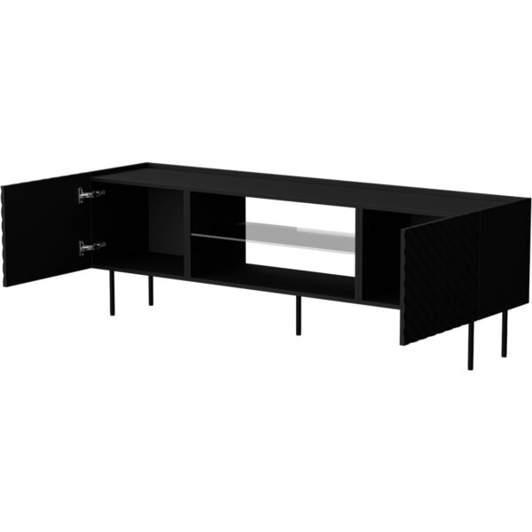 RTV komoda TESSI 180 EF čierna - Image 2