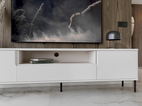 RTV RADIUS 180NC biela komoda - Image 6