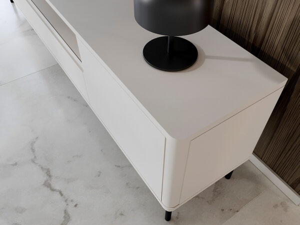 RTV RADIUS 180NC biela komoda - Image 7