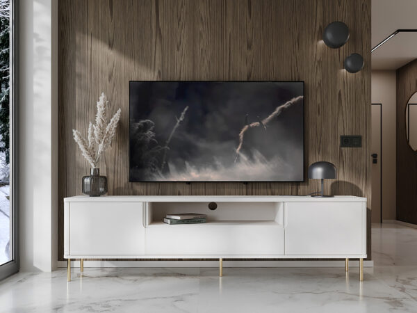 RTV RADIUS 180NZ biela komoda - Image 4