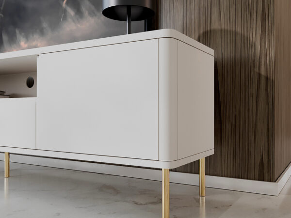 RTV RADIUS 180NZ biela komoda - Image 8