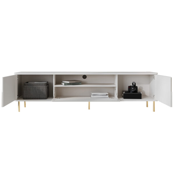 RTV RADIUS 180NZ biela komoda - Image 2