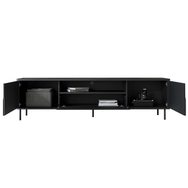 RTV RADIUS 180NC komoda čierna - Image 2