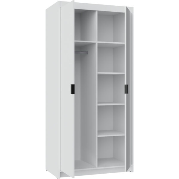 ELENI 2D1L biela skrinka so zrkadlom - Image 3