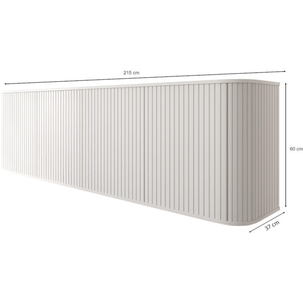 4D ZYLIO biela komoda - Image 2