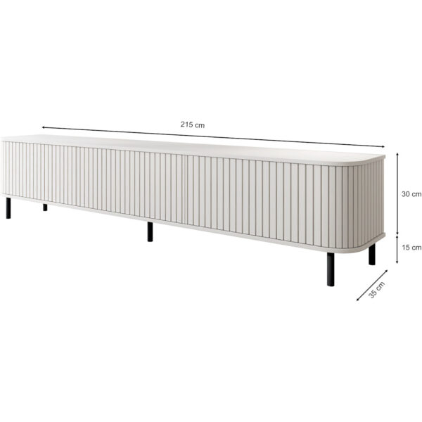 RTV komoda ZYLIO 215N biela - Image 3