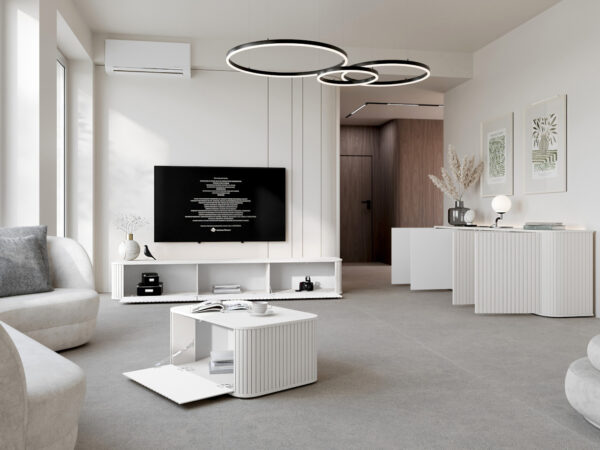 RTV komoda ZYLIO 215 biela - Image 8