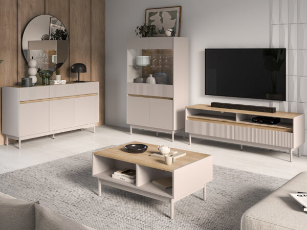 RTV ERMITE 07 kašmír / dub cremona komoda - Image 10
