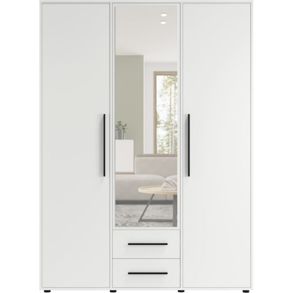 MAXIS 12 biela skrinka so zrkadlom - Image 2