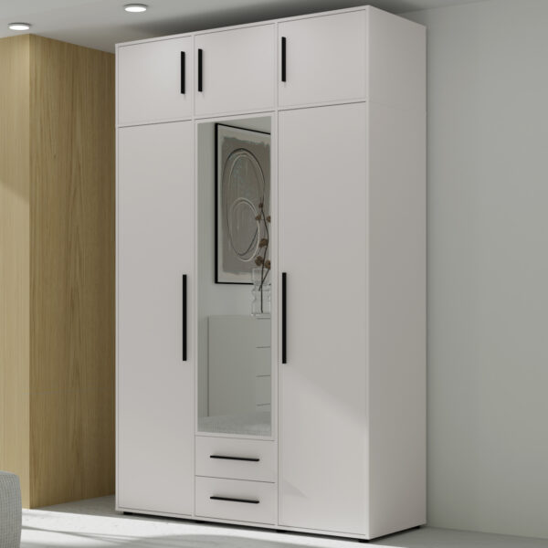 MAXIS 12 biela skrinka so zrkadlom - Image 7