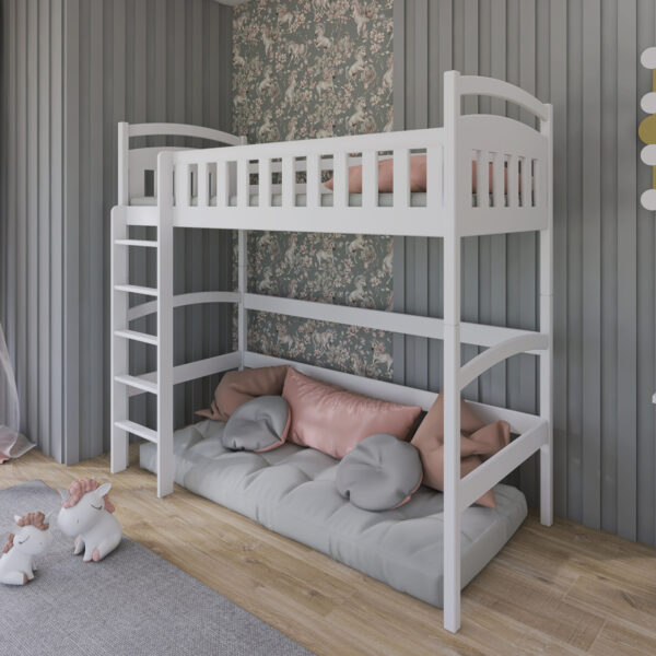 Drevená vyvýšená posteľ pre jednu osobu KIMBERLY 80x180 - Image 8