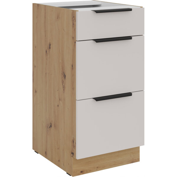 Skříňka se zásuvkami 40 IBARA 11 dąb artisan / kaszmir