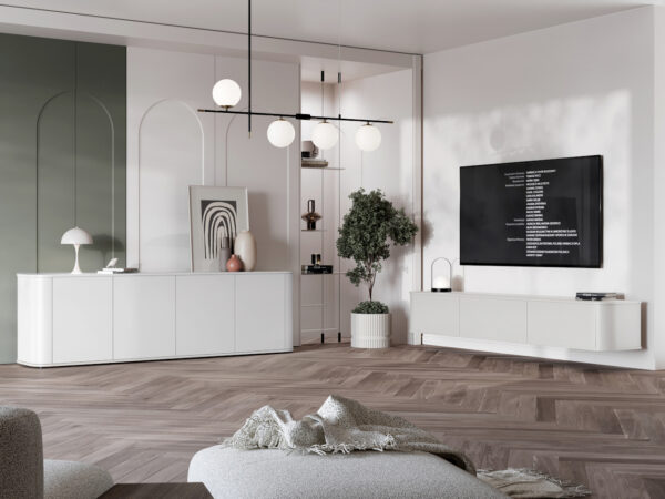RTV závesná komoda AZELIO 215 biela - Image 6
