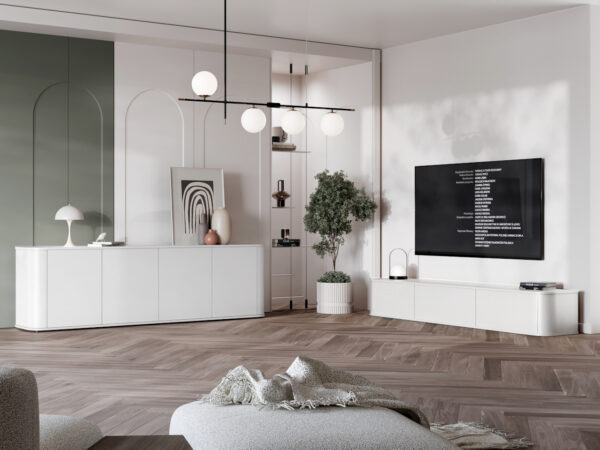 4D AZELIO biela komoda - Image 6