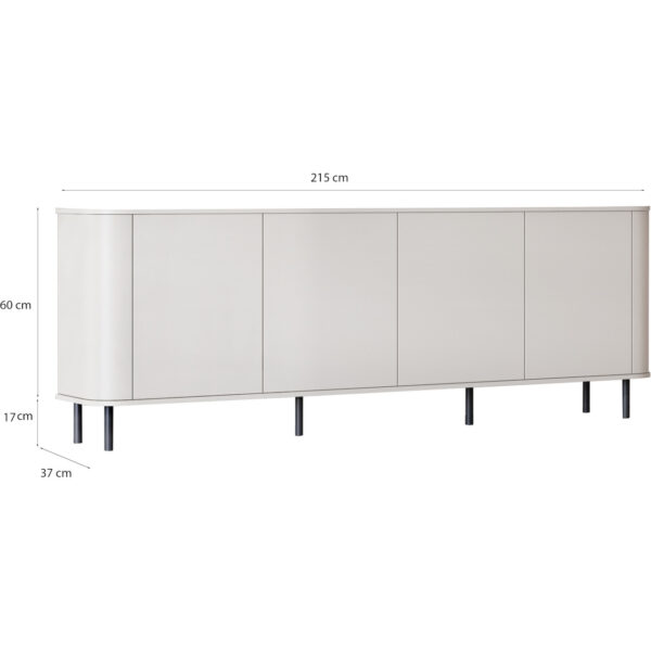 4DN AZELIO biela komoda - Image 3