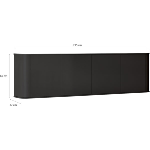 4D AZELIO komoda čierna - Image 3