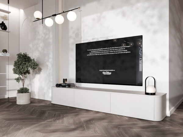 RTV komoda AZELIO 215 biela - Image 4