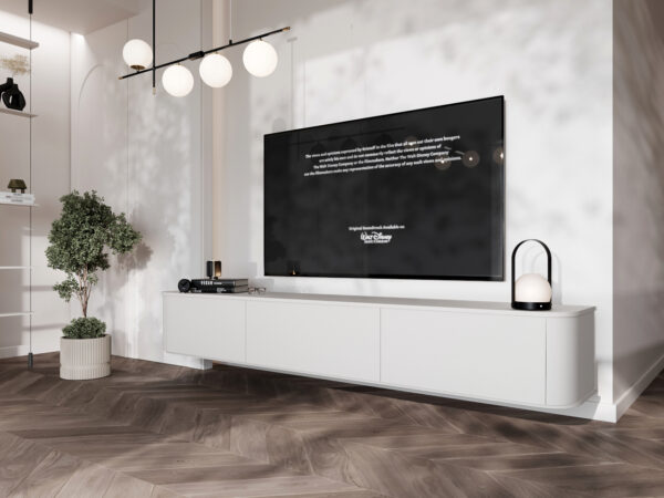 RTV závesná komoda AZELIO 215 biela - Image 4
