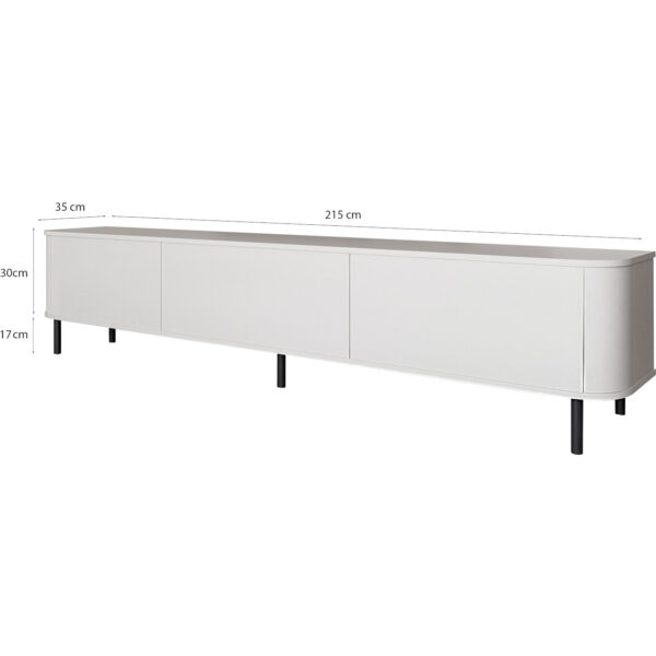 RTV komoda AZELIO 215N biela - Image 3