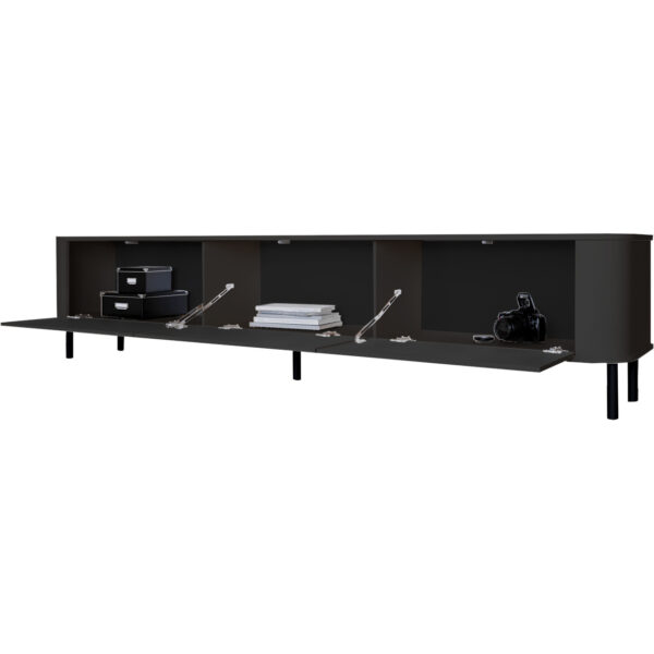 RTV komoda AZELIO 215N čierna - Image 2
