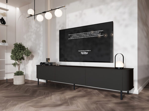 RTV komoda AZELIO 215N čierna - Image 4